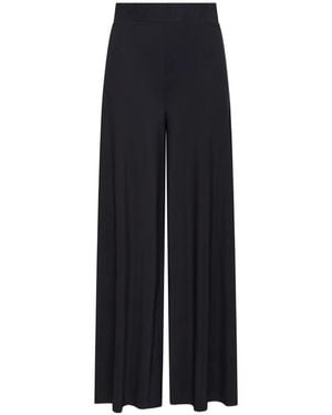 Maliparmi Elastic-Waistband Palazzo Trousers - Black