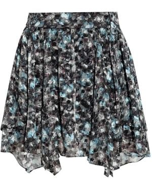 IRO Ruffled pleated skirt - Gris