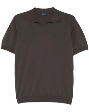 Drumohr Klassisches T-Shirt - Schwarz