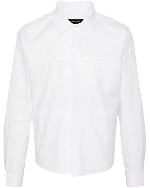 Entire studios Classic-Collar Cotton Shirt - White