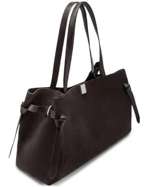 Yuzefi Gyoza Knotted Shoulder Bag - Black