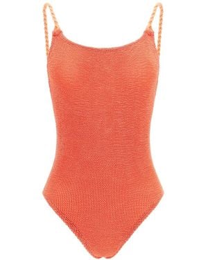 Hunza G Camille Original Crinkle Swimsuit - Red