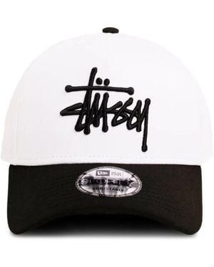 Stussy Basic Baseball Cap - White