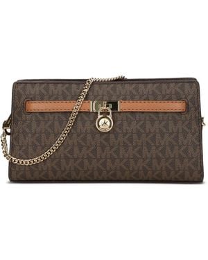 MICHAEL Michael Kors Bolso Satchel Con Monograma - Marrón