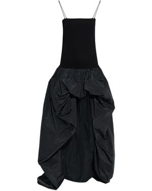Stella McCartney Asymmetrical Sleeveless Maxi Dress - Black