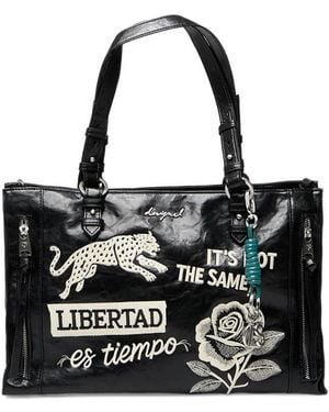 Desigual Medium Tote Bag - Black