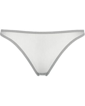 Eres String Promesse Tonique En Résille - Blanc