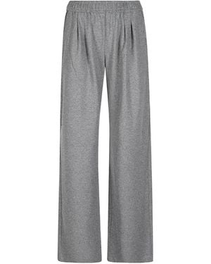 Pinko Logo-Patch Elasticated Trousers - Grey