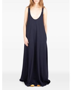 Societe Anonyme U-Neck Sleeveless Maxi Dress - Blue