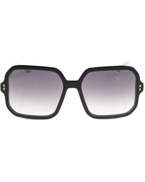 Isabel Marant Livia Square-Frame Sunglasses - Black