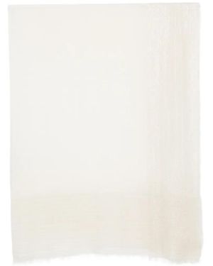 Faliero Sarti Clary Frayed Scarf - White