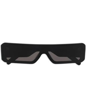 Rick Owens Gethshades Geometric-Frame Sunglasses - Black