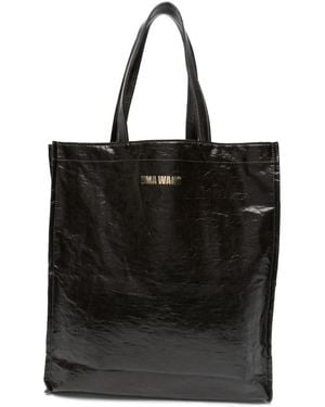 Uma Wang Kleiner Shopper Aus Canvas - Schwarz