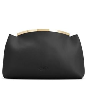 Tod's Leather Clutch Bag - Black