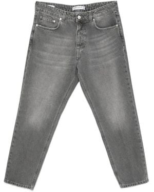 BE ABLE Leonardo Faded-Effect Whiskered Jeans - Grey