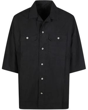 Rick Owens Magnum Tommy Button-Down Shirt - Black