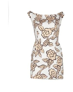 SIR. Elodie Floral-Print Mini Dress - White