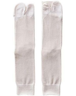 yahae Washi Tabi Organic-Cotton Socks - White