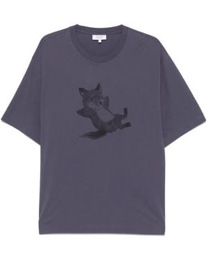 Maison Kitsuné Chillax プリント Tシャツ - ブルー