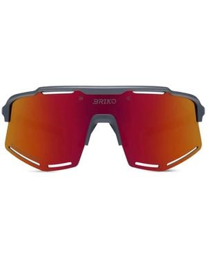 Briko Lunettes De Soleil Komi Sharp Lite À Monture Couvrante - Rouge