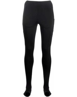 Wardrobe NYC Multi-Pocket Slip-On Leggings - Black