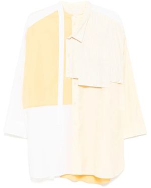 Enfold Camisa Con Diseño Colour Block - Blanco