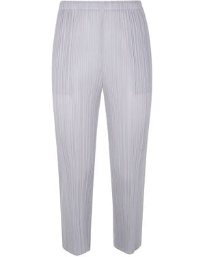 Pleats Please Issey Miyake Plissé Trousers - Grey