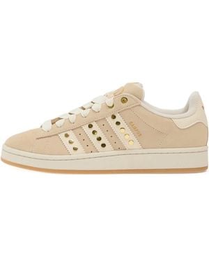 adidas Campus 00S Studded Trainers - Natural