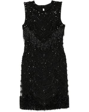 Naeem Khan Art Deco Dress - Black