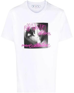 Off-White c/o Virgil Abloh T-Shirt À Logo Imprimé - Blanc