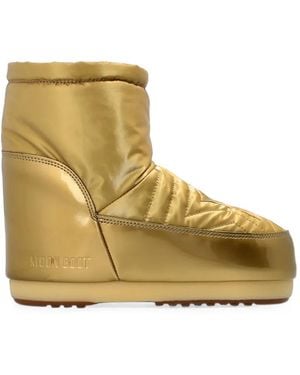 Moon Boot Icon Low Comet Chrome Snow Boots - Natural