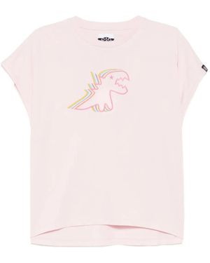 SPORT b. by agnès b. Dino Shadow Cotton T-Shirt - Pink