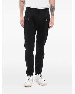 Corneliani Pleated Chino Trousers - Black