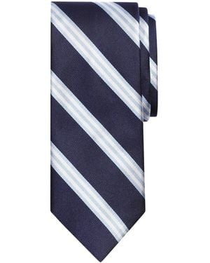 Brooks Brothers Silk Regimental Tie - Blue