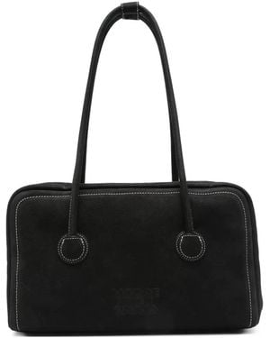 トートバッグ Marge Sherwood calf-suede top handle tote bag Marge Sherwood Calf-Suede Top-Handle Tote Bag in Black