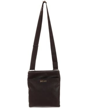 Just Cavalli Textured Messenger Bag - White