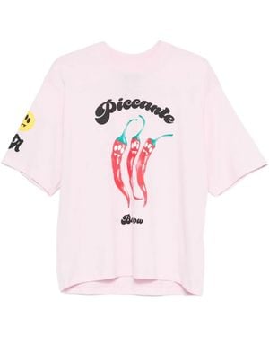 Barrow Chilli-Print T-Shirt - Pink