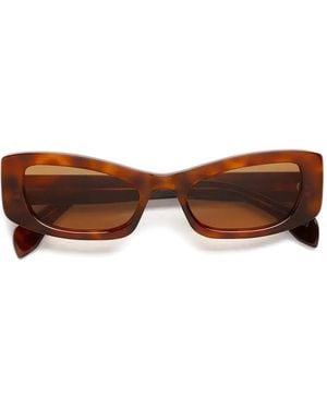 Marni Rectangle-Frame Sunglasses - Brown
