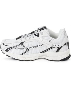 Mercer Re-Run Speed Logo Trainers - White