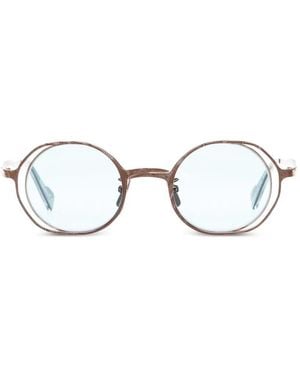 Kuboraum H11 Round-Frame Sunglasses - White