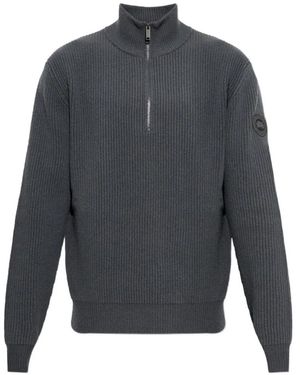 Canada Goose Mckinney Quarter Zip Jumper - Grey