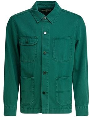 Alex Mill Giacca-Camicia Con Bottoni - Verde