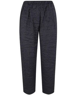 Apuntob Pinstripe Pants - Blue
