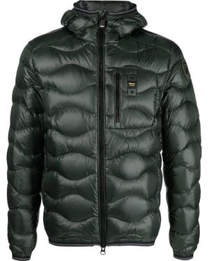 Blauer Feather-Down Quilted Jacket - Green