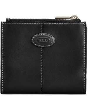 Tod's Logo-Patch Wallet - Black