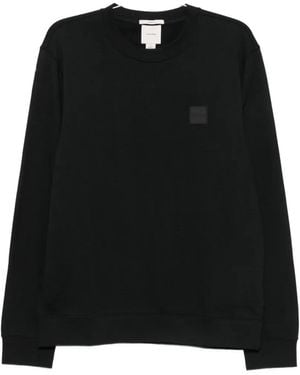 Calvin Klein Logo-Patch Sweater - Black