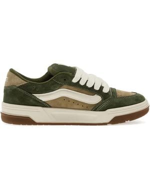 Vans Hylane Suede Paneled Sneakers - Green