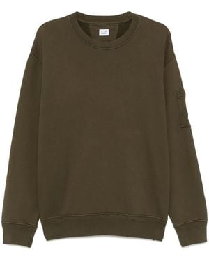 C.P. Company Lens-Detail Sweatshirt - Green