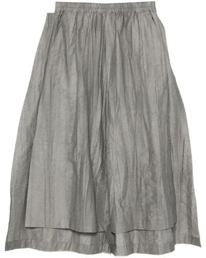 SOH Layered Palazzo Trousers - Grey