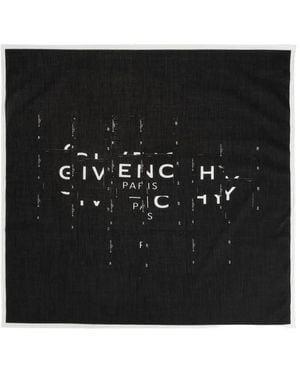 Givenchy スクエア スカーフ - ブラック
